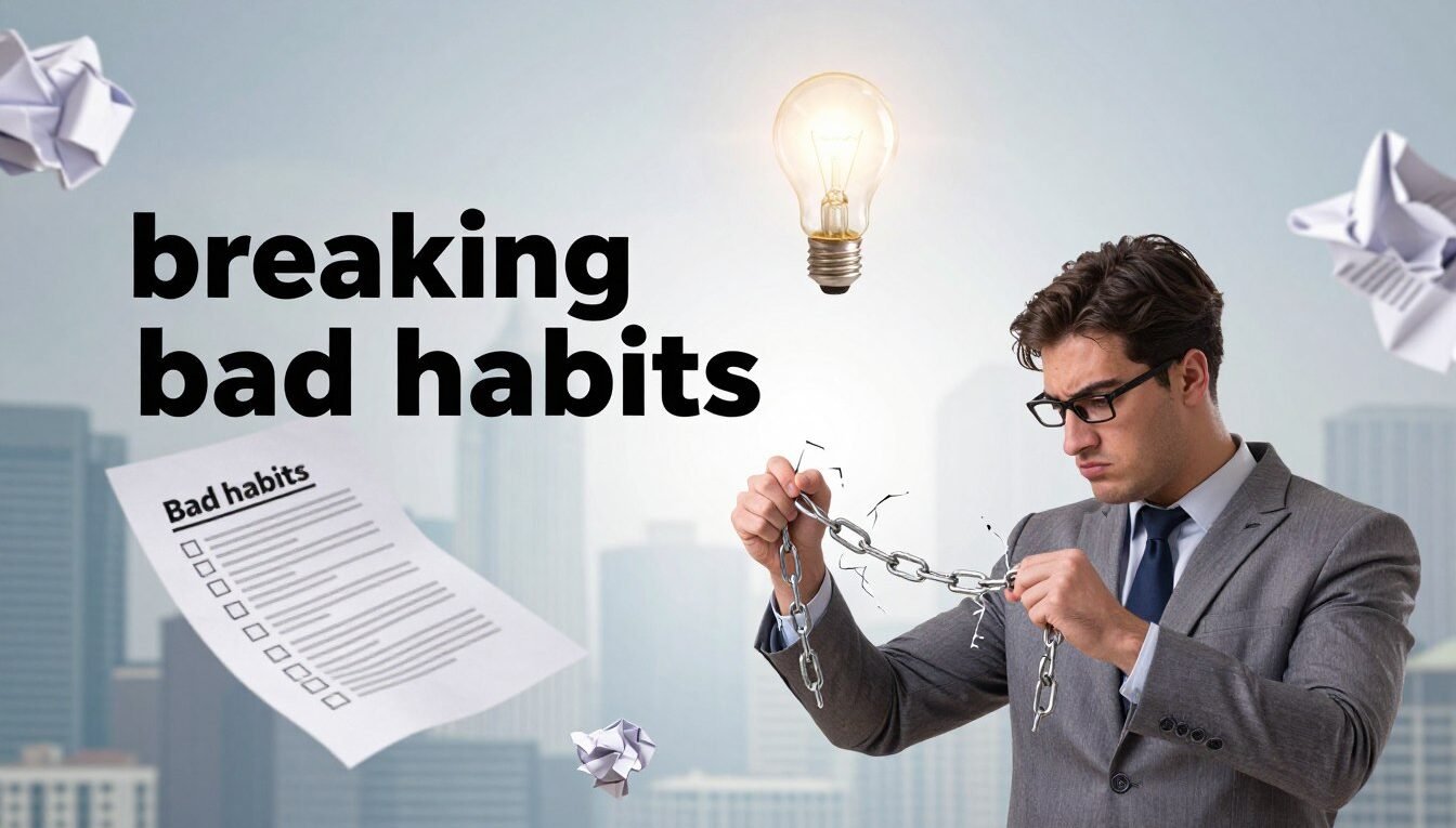 how to break bad habits
